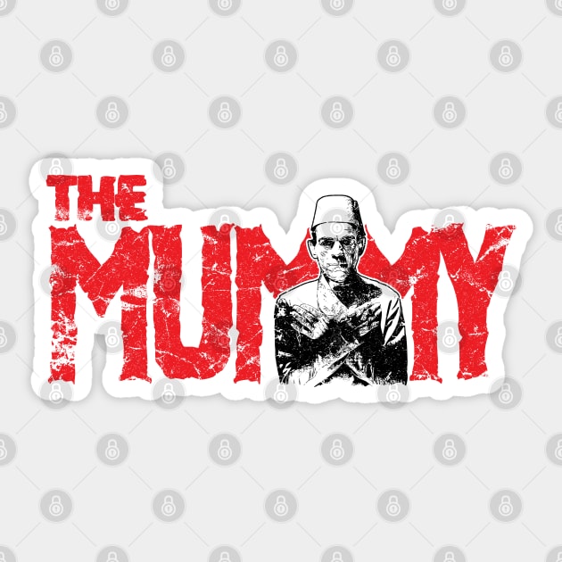 The Mummy (Light) Sticker by Geekeria Deluxe